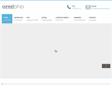 Tablet Screenshot of cursuriphp.ro